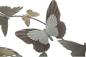 Pannello decorativo in ferro trama farfalle 118x3x52 cm Butterfly