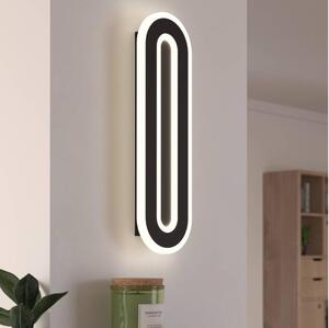 Eglo 901242 - Applique a LED MACCHIONI LED/12W/230V 4000K nero