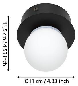 Eglo 900659 - Plafoniera LED da bagno MOSIANO LED/3,3W/230V IP44 nero