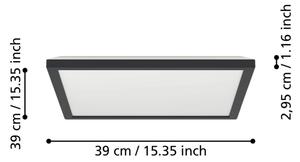 Eglo 901467 - LED RGBW Lampada dimmerabile da esterno ROVITO-Z 17,6W/230V 39x39cm IP44 nero