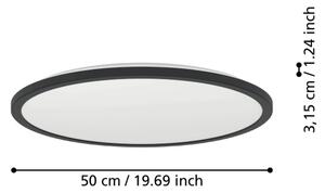 Eglo 901465 - LED RGBW Lampada dimmerabile da esterno ROVITO-Z 16,8W/230V diametro 50cm IP44 nero