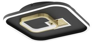 Eglo 901245 - Plafoniera LED TIRIOLO LED/16,2W/230V+LED/9,2W nero/oro