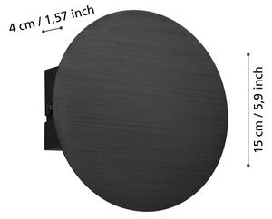 Eglo 901198 - Applique a LED TALAMELLO LED/4W/230V 3000K nero