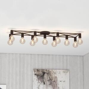 Eglo 43722 - Plafoniera SPEKE 11xE27/40W/230V nero