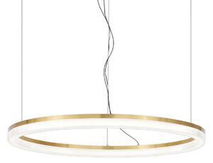 Lampadario A Sospensione Contemporaneo Crown Metallo Ottone Led 42W 3000K Ip20