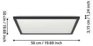 Eglo 901468 - LED RGBW Lampada dimmerabile da esterno ROVITO-Z 17W/230V 50x50cm IP44 nero