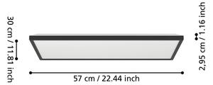 Eglo 901469 - LED RGBW Lampada dimmerabile da esterno ROVITO-Z 17,2W/230V 30x57cm IP44 nero