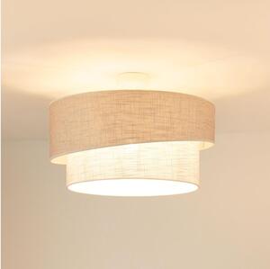 Brilagi - Lampadario a plafone DOVER SHINE 1xE27/15W/230V diametro 50 cm grigio/color crema