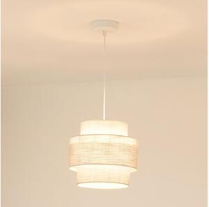 Brilagi - Lampadario a sospensione con filo DOVER SPACE 1xE27/15W/230V diametro 25 cm grigio/color crema