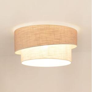 Brilagi - Plafoniera DOVER SHINE 1xE27/15W/230V diametro 50 cm grigio/color crema