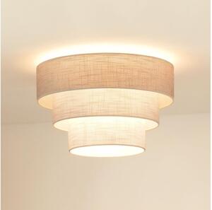 Brilagi - Plafoniera ALASKA LUNETA 1xE27/15W/230V diametro 45 cm grigio/color crema