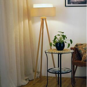 Brilagi - Lampada con piedistallo ARIZONA BOHO 1xE27/15W/230V beige