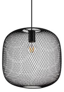 Lampadario A Sospensione Contemporaneo Net Metallo Nero 1 Luce E27 42W
