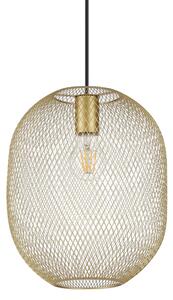 Lampadario A Sospensione Contemporaneo Net Metallo Oro 1 Luce E27 42W Ip20