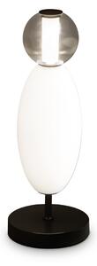 Lampada Da Tavolo Contemporanea Lumiere Metallo Nero Led 18W 3000K Ip20