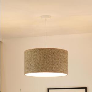 Brilagi - Lampadario a sospensione con filo BOUCLE ROLLER 1xE27/15W/230V diametro 45 cm marrone