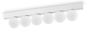 Plafoniera Contemporanea Ping Pong Metallo Bianco Led Integrato 18W 3000K Ip20