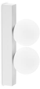Applique Da Parete Contemporanea Ping Pong Metallo Bianco Led 6W 3000K Ip20