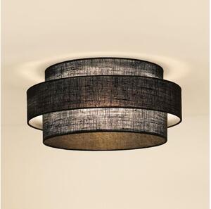 Brilagi - Plafoniera SPACE YUTE LED/12W/230V diametro 50 cm nero