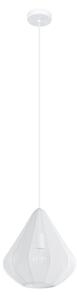 Eglo 43996 - Lampadario a sospensione con filo DOLWEN 1xE27/40W/230V diametro 33,5 cm bianco