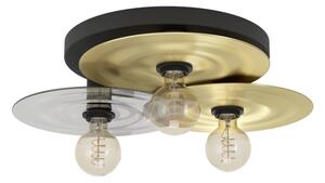 Eglo 44027 - Plafoniera LINTMILL 3xE27/40W/230V oro/nero