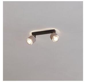 Eglo 43657 - Applique ROSLEY 2xE14/40W/230V nero/beige