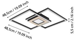 Eglo 901742 - Lampada dimmerabile a LED MARINELLO 2xLED/17W/230V +LED/4,2W + telecomando