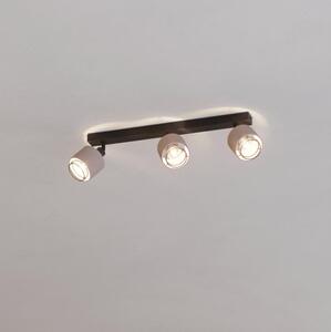 Eglo 43658 - Applique ROSLEY 3xE14/40W/230V nero/beige