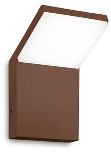 Applique Da Parete Contemporaneo Style Alluminio Coffee Led 9W 3000K Ip54
