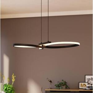 Eglo 901267 - Lampadario LED a sospensione con filo SERPINS LED/21W/230V 3000K nero