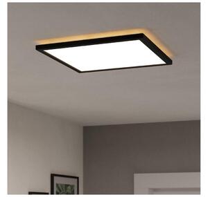 Eglo 901443 -Plafoniera LED da esterno ROVITO 17,6W/230V 39x39 cm IP44 nero