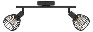 Eglo 901039 - Faretto SONNINO 2xE14/40W/230V nero