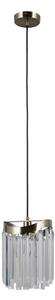 ITALUX PND-44544-1 - Lampadario a sospensione con filo SABRIGA 1xE14/40W/230V cromo opaco