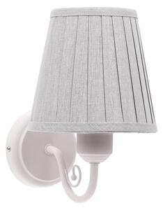 Applique FIREZ 1xE27/40W/230V bianco/grigio