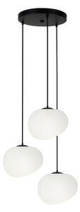 Lampadario a sospensione con filo STONES 3xE27/40W/230V