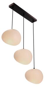 Lampadario a sospensione con filo STONES 3xE27/40W/230V