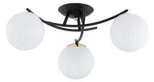 Lampadario a plafone SAVI 3xE14/10W/230V nero/oro