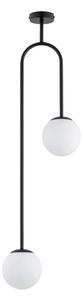 Lampadario a sospensione con supporto rigido VECTOR 2xE14/10W/230V nero
