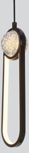 Lampadario LED a sospensione con filo LACRIMA LED/15W/230V 3000K nero