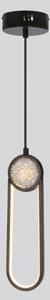 Lampadario LED a sospensione con filo LACRIMA LED/15W/230V 3000K nero