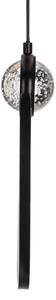 Lampadario LED a sospensione con filo LACRIMA LED/15W/230V 3000K nero