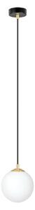 Lampadario a sospensione con filo ROYAL 1xE14/10W/230V diametro 14 cm nero