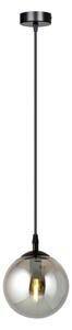 Lampadario a sospensione con filo COSMO 1xE14/10W/230V diametro 14 cm nero/grigio
