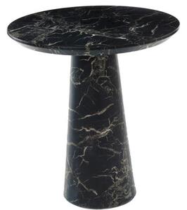 Tavolo rotondo effetto marmo Disc