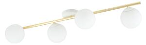 Plafoniera SPLENDI 4xE14/10W/230V bianco/oro