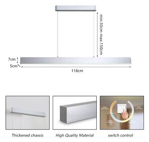 BRILAGI - Lampadario LED a sospensione con filo SLEEKLINE LED/40W/230V 3000/4500/6000K argento