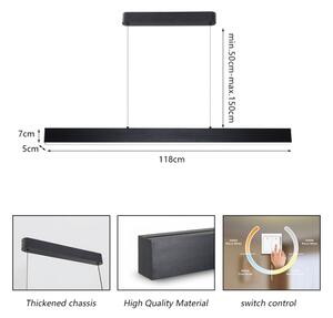 Brilagi - Lampadario LED a sospensione con filo SLEEKLINE LED/40W/230V 3000/4500/6000K nero