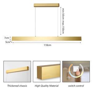Brilagi - Lampadario LED a sospensione con filo SLEEKLINE LED/40W/230V 3000/4500/6000K oro