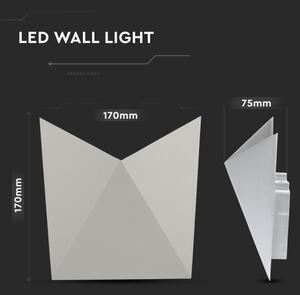 Applique a LED da esterno LED/5W/230V 4000K IP65 grigio