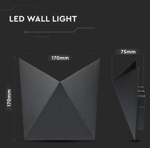 Applique a LED da esterno LED/5W/230V 3000K IP65 nero